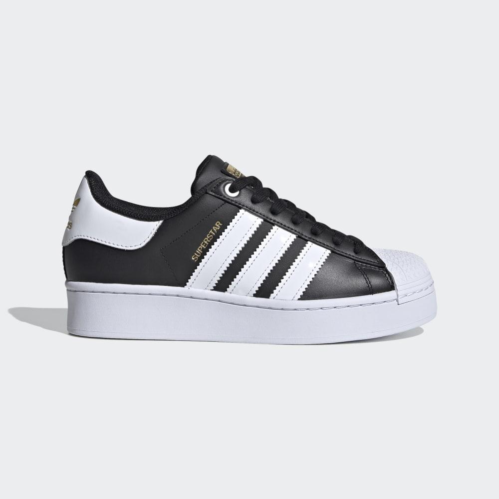 Originals Adidas Superstar Bold Dama Romania - Negrii/Albi/Aurii Metal FV3335